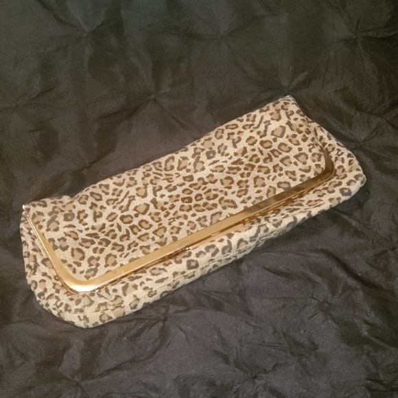 Handbags - Leopard print clutch